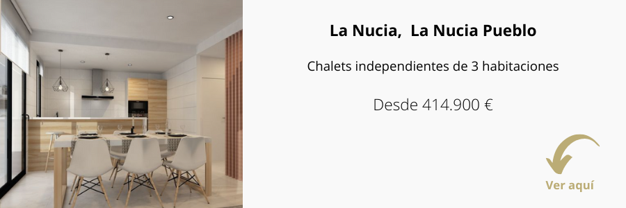 Chalets independientes en la Nucia